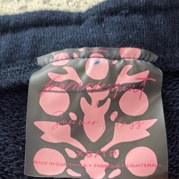 FP Movement X Summer Class On Chill Scrunch Joggers Aggieland Sz XS Navy NWOT - Picture 5 of 8